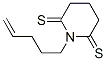 2,6-피페리딘디티온,1-(4-펜테닐)-(9CI)