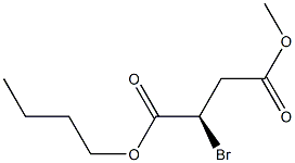 Butanedioic acid, bromo-, 1-butyl 4-methyl ester, (2R)- (9CI) 结构式