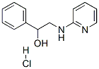 alpha-[(2-pyridylamino)methyl]benzyl alcohol monohydrochloride  Struktur