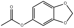 benzo-1,3-dioxol-5-ol acetate Struktur