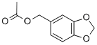 酢酸1,3-ベンゾジオキソール-5-イルメチル 化学構造式