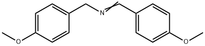 N-(4-Methoxybenzylidene)-N-(4-methoxybenzyl)amine Struktur