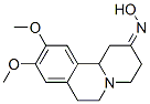 1,3,4,6,7,11b-Hexahydro-9,10-dimethoxy-2H-benzo[a]quinolizin-2-one oxime 结构式