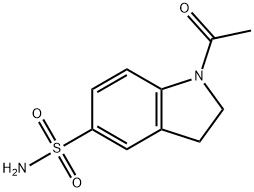 1-ACETYL-5-INDOLINESULFONAMIDE Structure