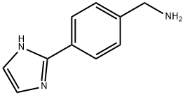 (4-(1H-咪唑基-2-基)苯基)甲胺 结构式