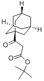 BETA-OXO-TRICYCLO[3.3.1.1(3,7)]DECANE-1-PROPANOIC ACID 1,1-DIMETHYLETHYL ESTER Structure