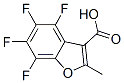4,5,6,7-TETRAFLUORO-2-METHYL-1-BENZOFURAN-3-CARBOXYLIC ACID 结构式
