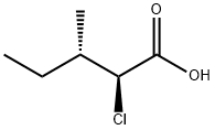 (2S,3S)-2-氯-3-甲基戊酸,32653-34-2,结构式