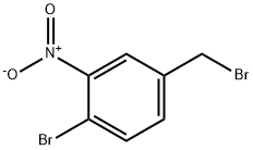 4-BROMO-3-NITROBENZYL BROMIDE 结构式