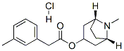 [(1S,5R)-8-methyl-8-azabicyclo[3.2.1]oct-3-yl] 2-(3-methylphenyl)aceta te hydrochloride,3266-14-6,结构式