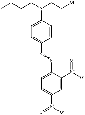 2-[Butyl[4-[(2,4-dinitrophenyl)azo]phenyl]amino]ethanol,3266-98-6,结构式