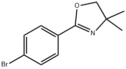 2-(4-溴苯基)-4,4-二甲基-4,5-二氢恶唑,32664-14-5,结构式