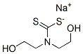 sodium (bis(2-hydroxyethyl)amino)methanedithioate Struktur