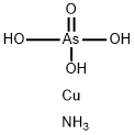 ammonium copper arsenate Structure