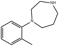 1-(2-メチルフェニル)-1,4-ジアゼパン 化学構造式
