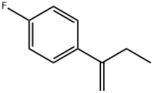 Benzene, 1-fluoro-4-(1-methylenepropyl)- (9CI) 结构式