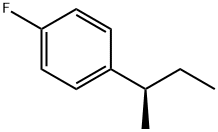 Benzene, 1-fluoro-4-[(1R)-1-methylpropyl]- (9CI) 化学構造式