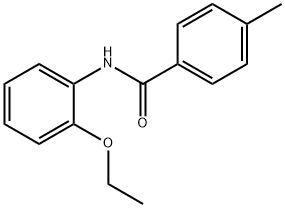N-(2-乙氧基苯基)-4-甲基苯甲酰胺, 326898-79-7, 结构式