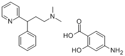 pheniramine 4-aminosalicylate Structure