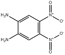4,5-ジニトロベンゼン-1,2-ジアミン 化学構造式