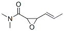 Oxiranecarboxamide, N,N-dimethyl-3-(1-propenyl)- (9CI) Structure