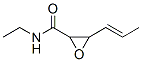 Oxiranecarboxamide, N-ethyl-3-(1-propenyl)- (9CI) Structure