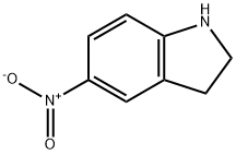 5-硝基二氢吲哚 结构式