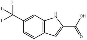 6-(三氟甲基)吲哚-2-羧酸,327-20-8,结构式