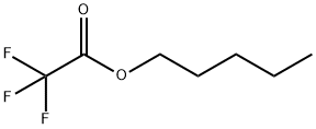 Acetic acid, 2,2,2-trifluoro-, pentyl ester Struktur