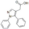 1,5-Diphenyl-1H-pyrazole-4-acetic acid Structure