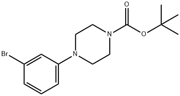 1-BOC-4-(3-溴苯基)哌嗪,327030-39-7,结构式