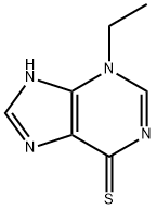 6H-Purine-6-thione,  3-ethyl-3,7-dihydro-  (9CI) 化学構造式