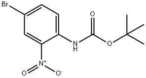 CarbaMic acid, N-(4-broMo-2-nitrophenyl)-, 1,1-diMethylethyl ester Structure