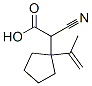 Cyclopentaneacetic acid, -alpha--cyano-1-(1-methylethenyl)- (9CI) 结构式