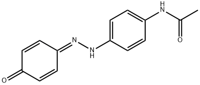 Acetamide,N-[4-[(4-oxo-2,5-cyclohexadien-1-ylidene)hydrazino]phenyl]- Structure