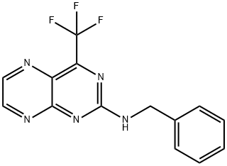 N-Benzyl-4-(trifluoromethyl)pteridin-2-amine Structure