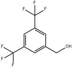 3,5-Bis(trifluoromethyl)benzyl alcohol Struktur