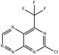 7-Chloro-5-(trifluoromethyl)pyrimido[5,4-e]-1,2,4-triazine|