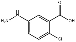 Benzoic acid, 2-chloro-5-hydrazino- (9CI) Structure