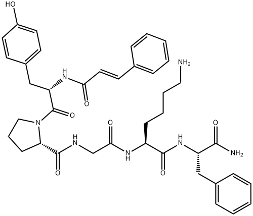 TCY-NH2|反-肉桂酰-TYR-PRO-GLY-LYS-PHE-酰胺三氟乙酸盐