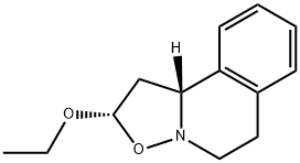 2H-Isoxazolo[3,2-a]isoquinoline,2-ethoxy-1,5,6,10b-tetrahydro-,(2S,10bR)-(9CI) Struktur