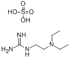 N-(2-二乙基氨乙基)胍硫酸二氢盐 结构式