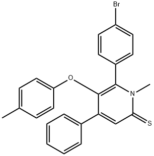 2-(4-BROMOPHENYL)-4-PHENYL-6-(4-TOLYL)PYRIDINE Structure