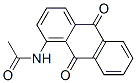 1-(アセチルアミノ)アントラキノン 化学構造式