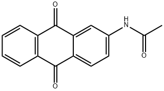 2-Acetylamino-9,10-anthraquinone 结构式