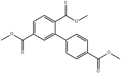 trimethyl [1,1'-biphenyl]-2,4',5-tricarboxylate  Struktur