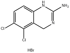 2-AMino-5,6-dichloro-3,4-dihydroquinazoline HydrobroMide 结构式