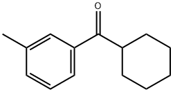 3-メチルフェニルシクロヘキシルケトン 化学構造式
