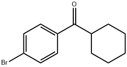 4-ブロモフェニルシクロヘキシルケトン 化学構造式