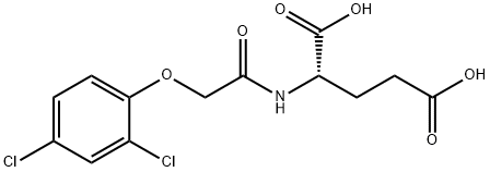 N-((2,4-二氯苯氧基)乙酰基)-L-谷氨酸,32773-59-4,结构式